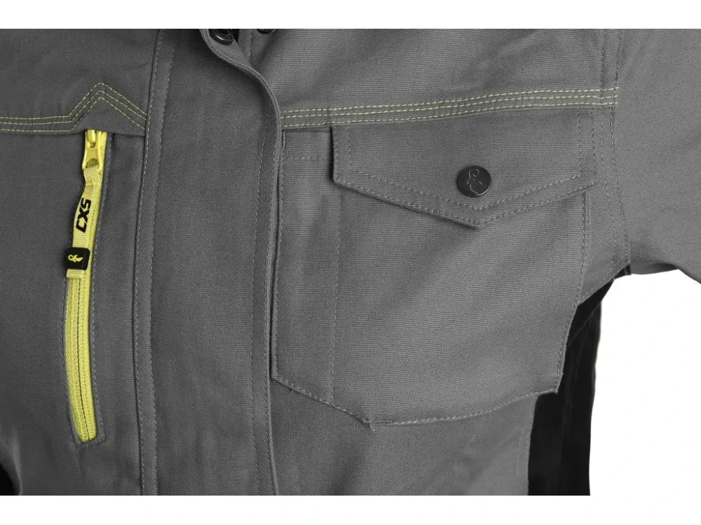 Blůza STRETCH, dámská, šedo-černá