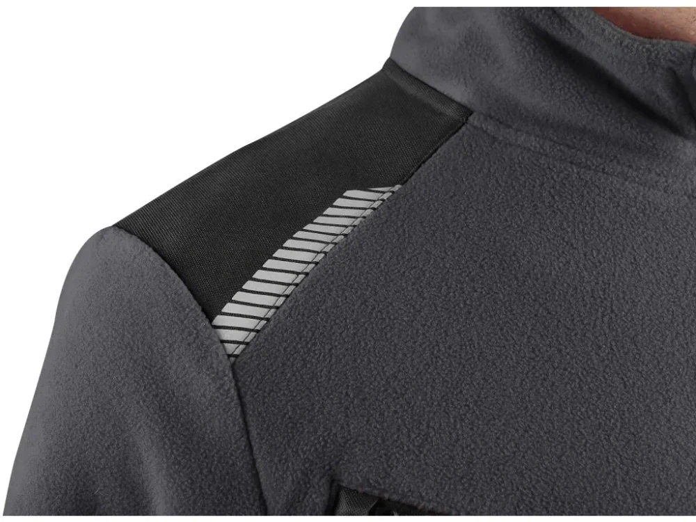 Bunda 4ENVI SOLIS, pánská, fleecová, šedo-černá