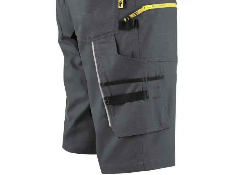 Kraťasy STRETCH, pánské, tmavě šedo- černé