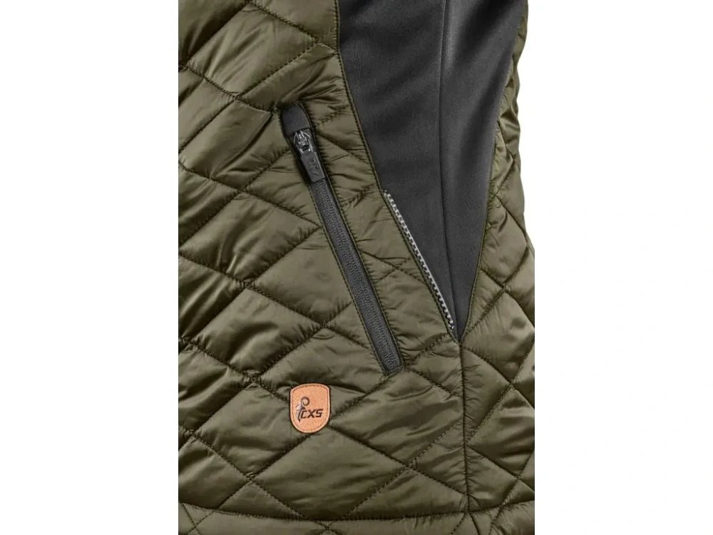 Bunda MALIBU hybridní, pánská, khaki-černá