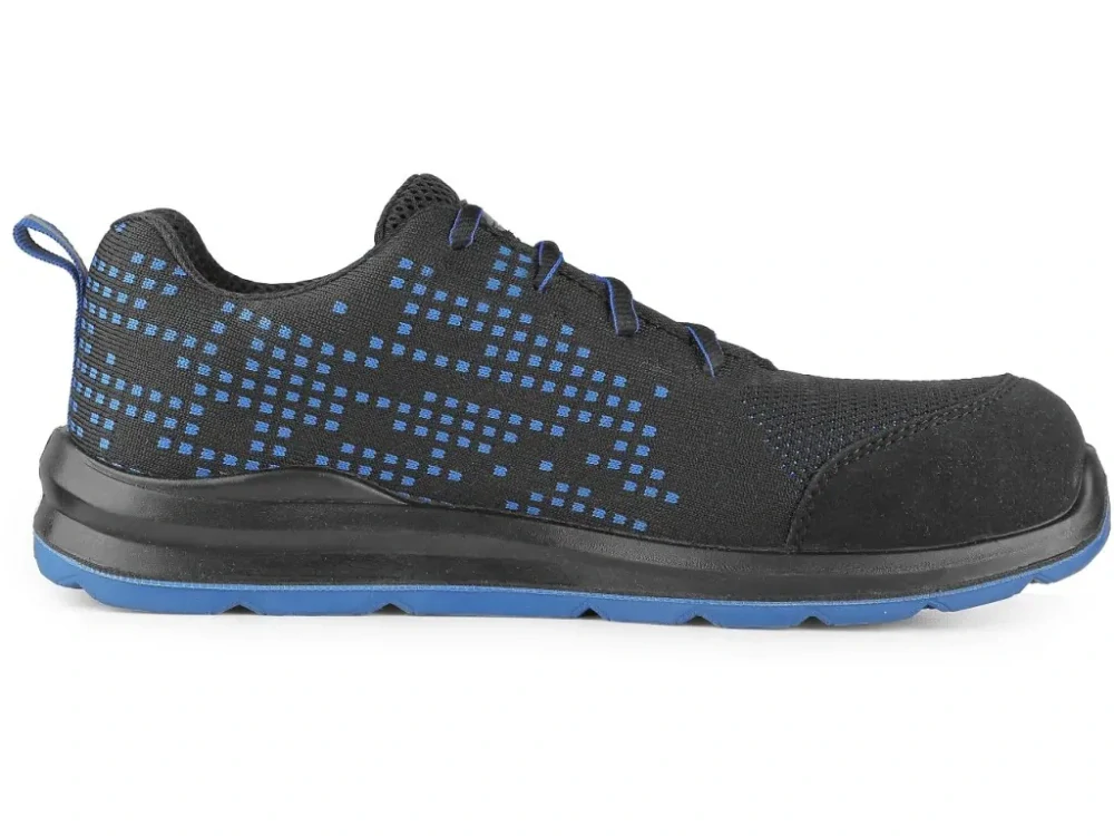 Obuv TEXLINE VIS S1 polobotka, černo-modrá