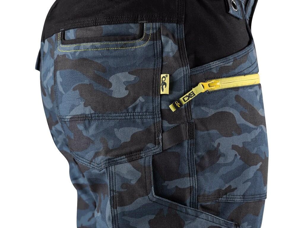 Kalhoty do pasu STRETCH pánské, maskáčové