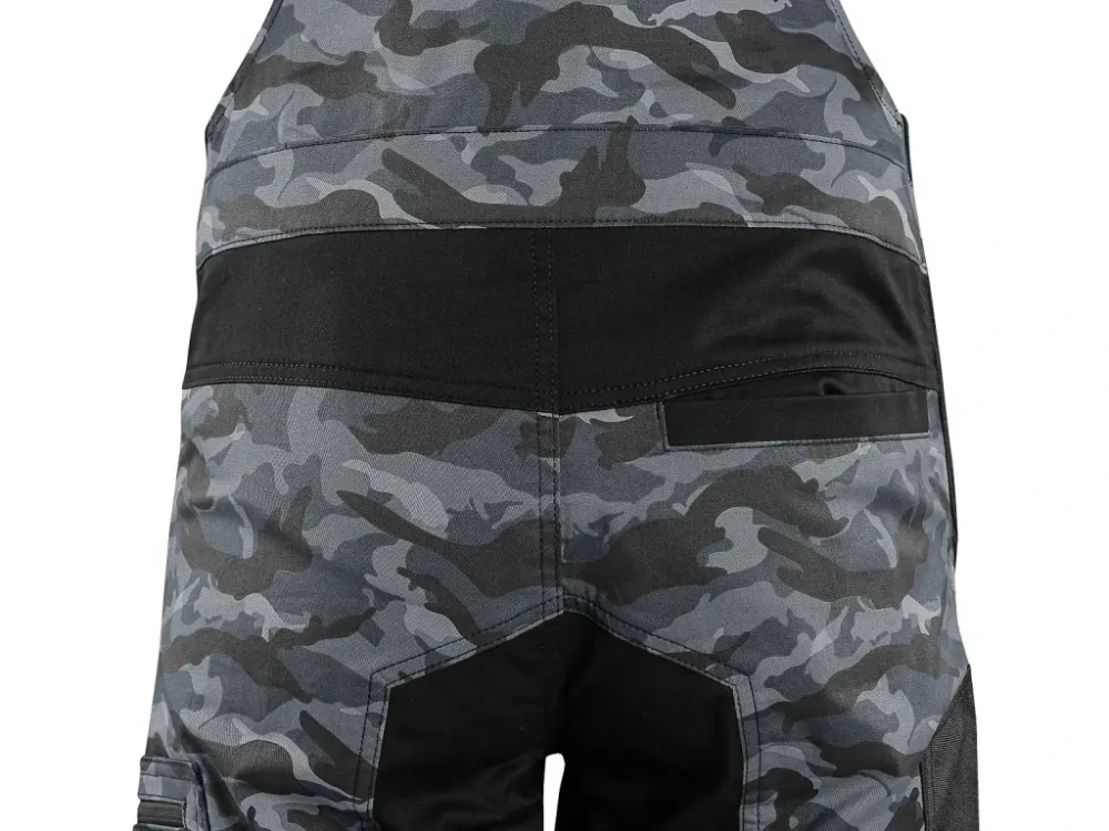 Kalhoty s laclem SOLIS FLEX pánské, maskáčovo-černé  