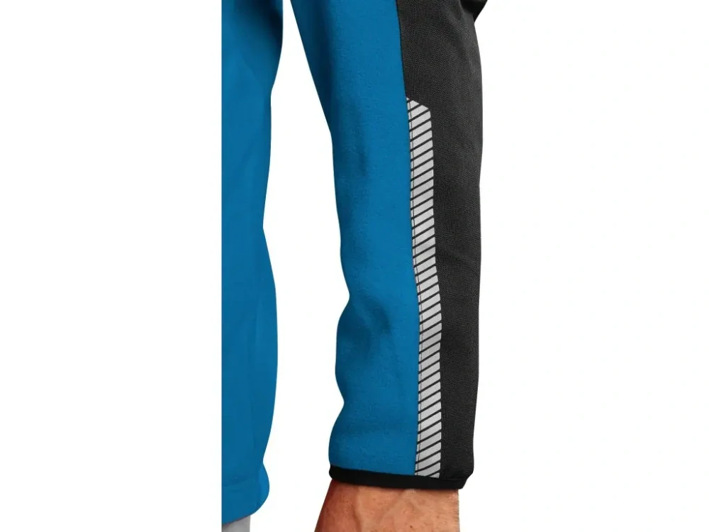 Bunda 4ENVI SOLIS pánská, fleecová, azurově modro-černá