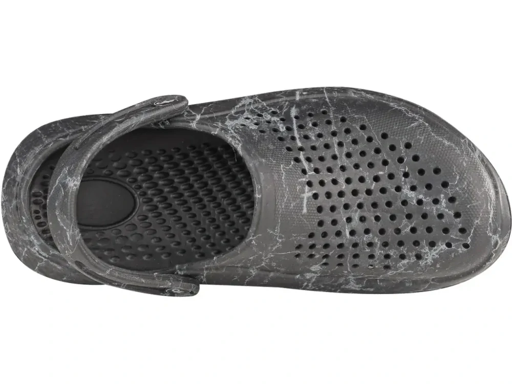 Obuv TREND nazouvák unisex, černý mramor