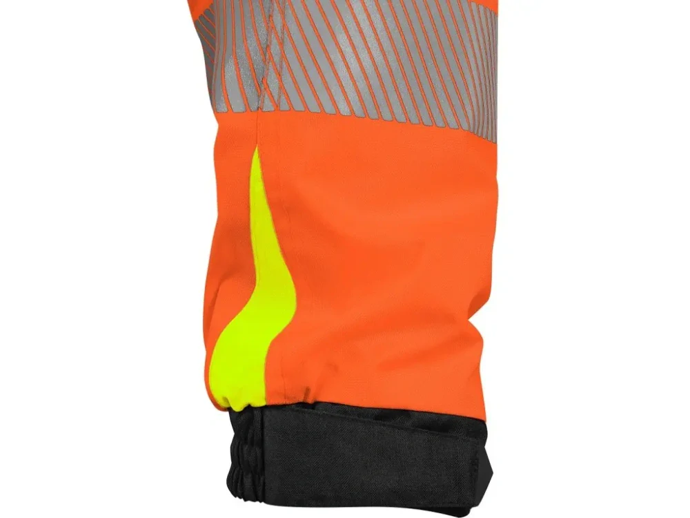 Bunda BENSON výstražná, zimní, pánská, oranžovo-černá