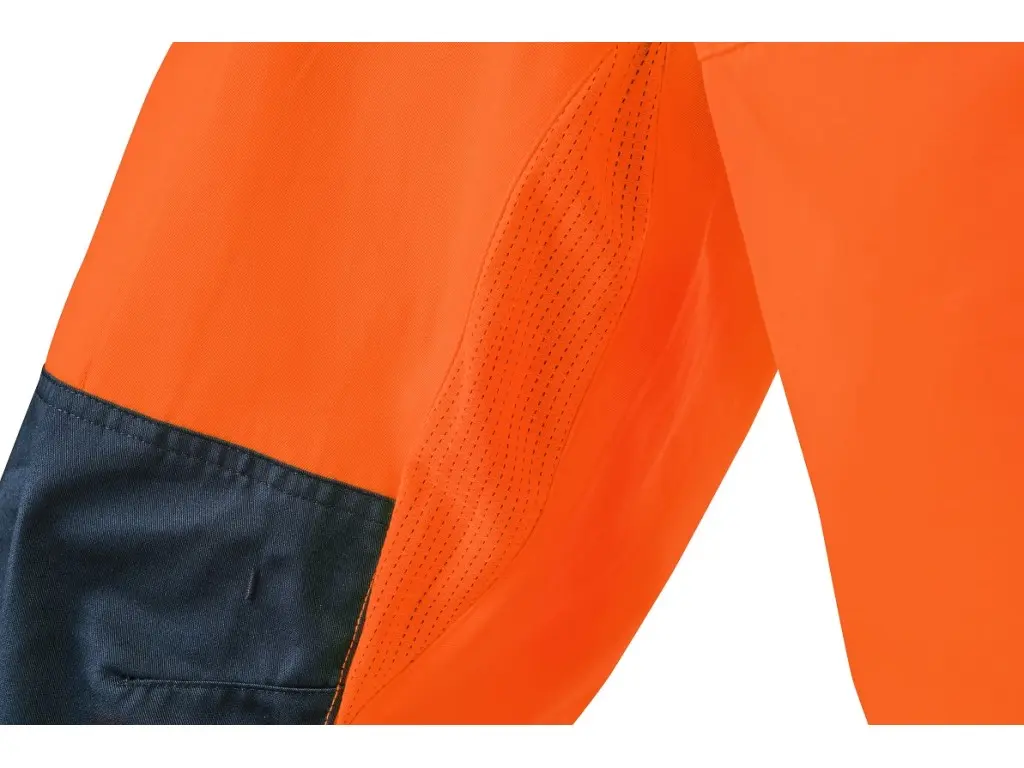 Kalhoty do pasu HALIFAX výstražné se síťovinou, pánské, oranžovo-modré
