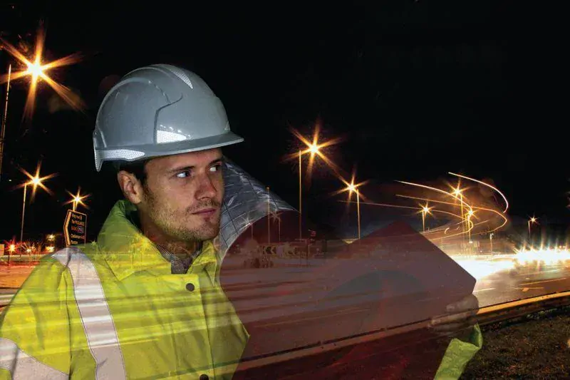 Reflexní nálepky na přilby