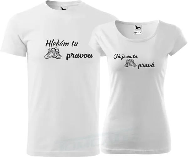 Potisk Hledám tu pravou 