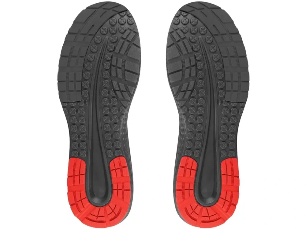 Obuv LAND FALCON S1PS polobotka, černo-červená