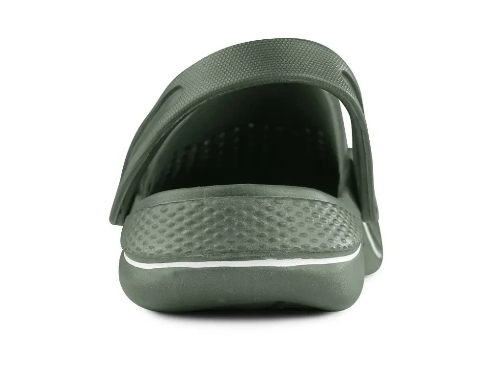 Obuv TREND nazouvák pánský, khaki-černý