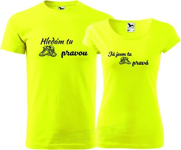 Potisk Hledám tu pravou 