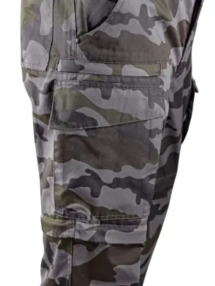 Kalhoty CAMO s odepínacími nohavicemi pánské, maskáčové