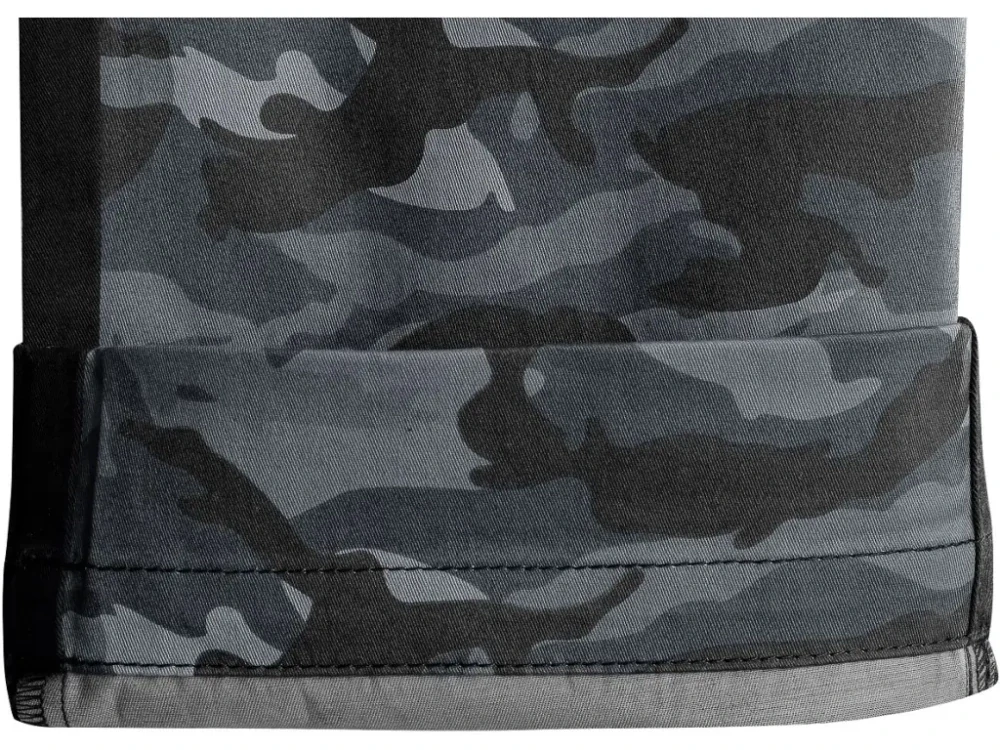 Kalhoty s laclem SOLIS FLEX pánské, maskáčovo-černé  