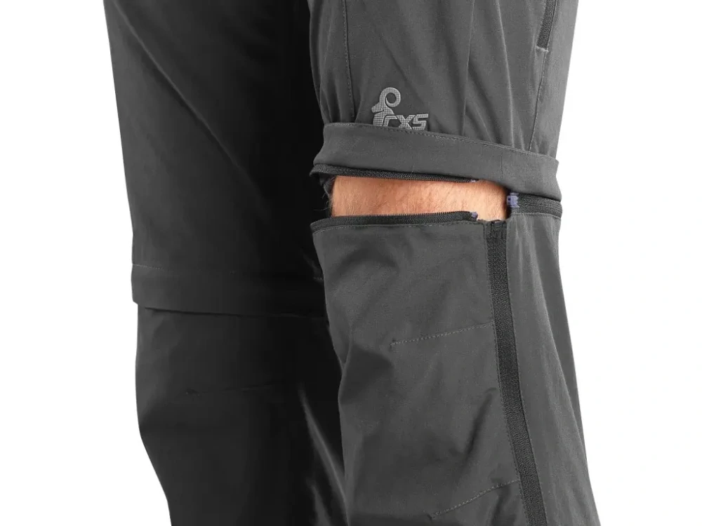 Kalhoty BOISE s odepínacími nohavicemi, pánské, antracitová