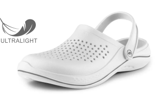 Obuv TREND nazouvák unisex, bílo-šedý