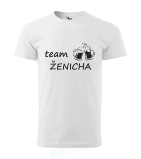 Potisk Tým ženicha pivo