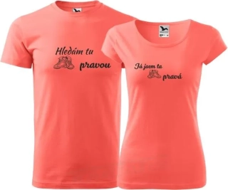 Potisk Hledám tu pravou 