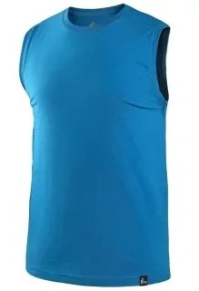 Tričko (tílko) RICHARD, bez rukávů, pánské, azurově modré