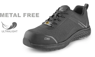 Obuv LAND SAIBAI S1PS ESD polobotka, černo-šedá