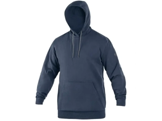 Mikina s kapucí  ARYN klokanka, tmavě modrá