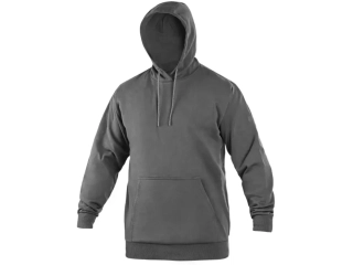 Mikina s kapucí  ARYN klokanka, šedá