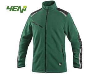 Bunda 4ENVI SOLIS pánská, fleecová, zeleno-černá