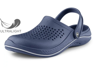 Obuv TREND nazouvák pánský, modro-bílý