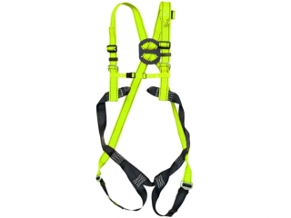 Bezpečnostní postroj P-30, černo-žlutý (Hi-vis)