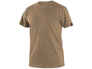 Tričko NOLAN pánské, kr.rukáv, béžové
