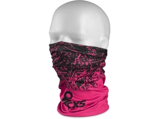 Šátek multifunkční LORY, 23x45, černo - růžový