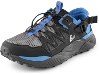 Obuv REG polobotka, černo-modrá 