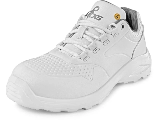 Obuv WHITE ARNO O1 ESD polobotka, bílá