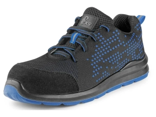 Obuv TEXLINE VIS S1 polobotka, černo-modrá